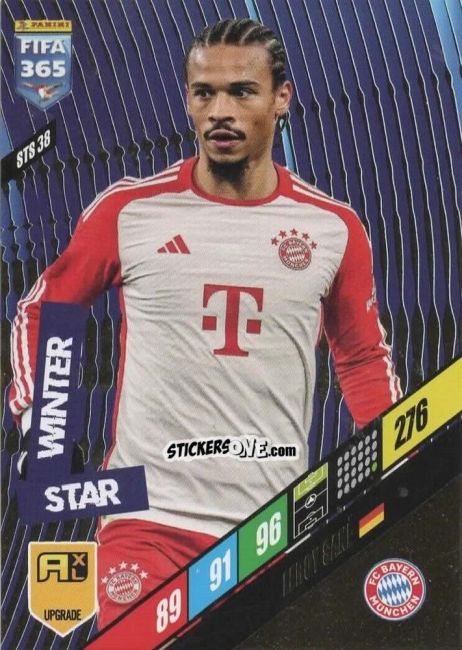 Figurina Leroy Sané - FIFA 365: 2023-2024. Adrenalyn XL
 n. STS38 - Panini