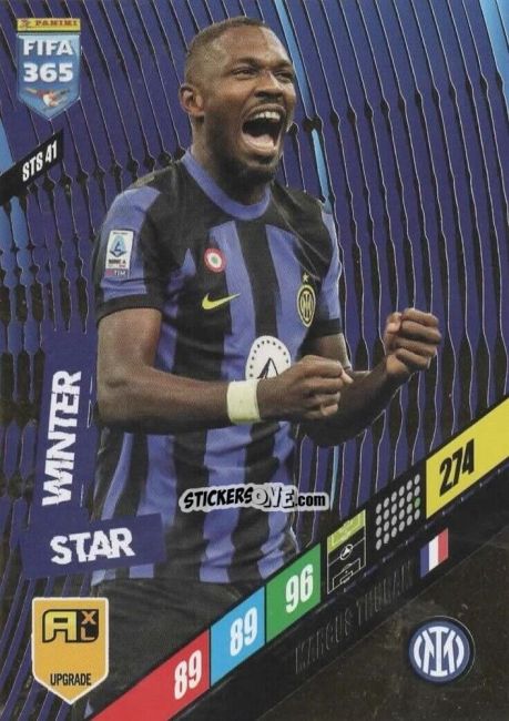 Figurina Marcus Thuram - FIFA 365: 2023-2024. Adrenalyn XL
 n. STS41 - Panini