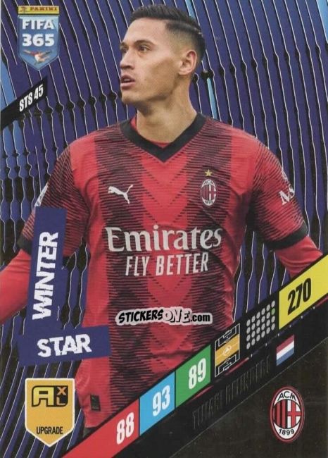 Sticker Tijjani Reijnders - FIFA 365: 2023-2024. Adrenalyn XL
 n. STS45 - Panini