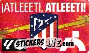 Cromo Escudo Atlético de Madrid -  Chicle Liga 2023-2024
 n. E4 - Panini