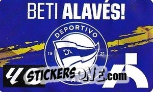 Figurina Escudo Deportivo Alavés -  Chicle Liga 2023-2024
 n. E1 - Panini