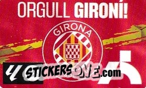 Figurina Escudo Girona FC -  Chicle Liga 2023-2024
 n. E10 - Panini