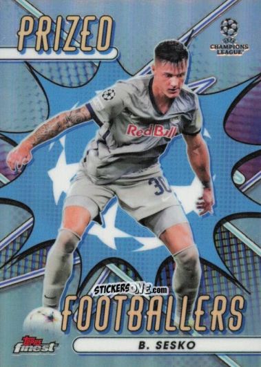 Cromo Benjamin Sesko - Finest UEFA Champions League & Europa League 2022-2023
 n. PF-12 - Topps