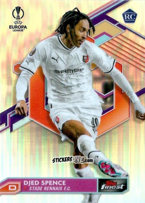 Figurina Djed Spence - Finest UEFA Champions League & Europa League 2022-2023
 n. E113 - Topps