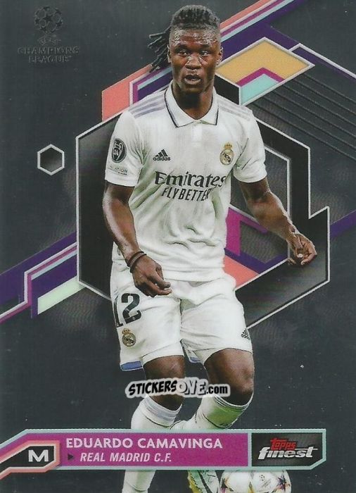 Sticker Eduardo Camavinga - Finest UEFA Champions League & Europa League 2022-2023
 n. 77 - Topps