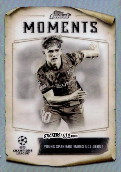 Sticker Gavi - Finest UEFA Champions League & Europa League 2022-2023
 n. FM-5 - Topps