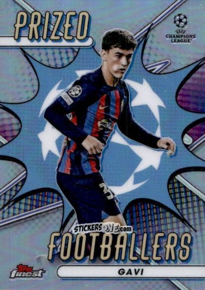 Sticker Gavi - Finest UEFA Champions League & Europa League 2022-2023
 n. PF-6 - Topps