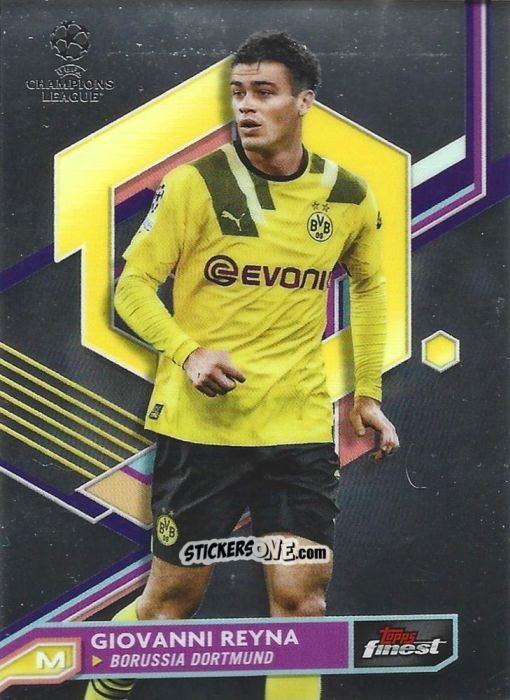 Cromo Giovanni Reyna - Finest UEFA Champions League & Europa League 2022-2023
 n. 21 - Topps