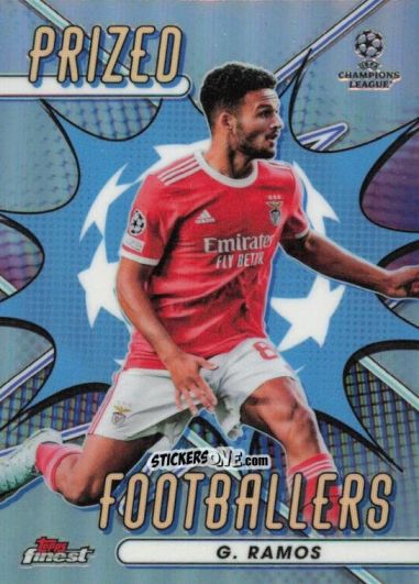 Figurina Goncalo Ramos - Finest UEFA Champions League & Europa League 2022-2023
 n. PF-19 - Topps