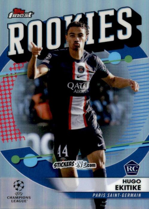 Figurina Hugo Ekitike - Finest UEFA Champions League & Europa League 2022-2023
 n. FR-8 - Topps