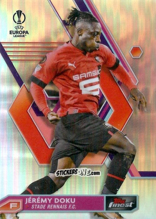 Cromo Jeremy Doku - Finest UEFA Champions League & Europa League 2022-2023
 n. E118 - Topps