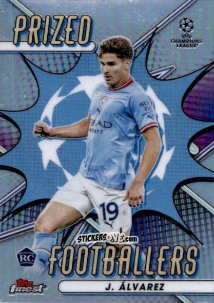 Cromo Julian Alvarez - Finest UEFA Champions League & Europa League 2022-2023
 n. PF-16 - Topps