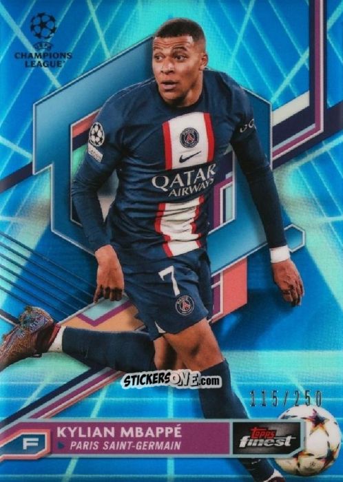 Sticker Kylian Mbappe - Finest UEFA Champions League & Europa League 2022-2023
 n. 1 - Topps