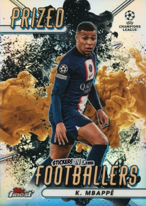 Sticker Kylian Mbappe - Finest UEFA Champions League & Europa League 2022-2023
 n. PFF-17 - Topps
