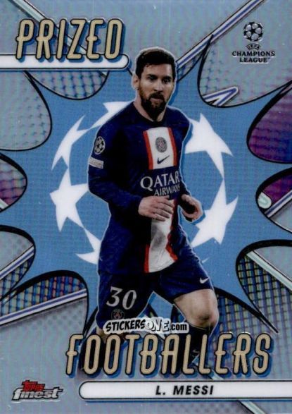 Cromo Lionel Messi - Finest UEFA Champions League & Europa League 2022-2023
 n. PF-9 - Topps