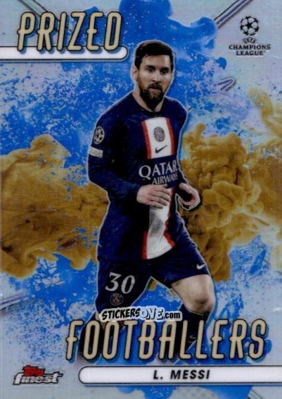 Cromo Lionel Messi - Finest UEFA Champions League & Europa League 2022-2023
 n. PFF-9 - Topps