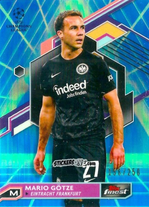 Figurina Mario Gotze - Finest UEFA Champions League & Europa League 2022-2023
 n. 114 - Topps