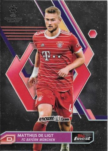 Sticker Matthijs de Ligt - Finest UEFA Champions League & Europa League 2022-2023
 n. 56 - Topps