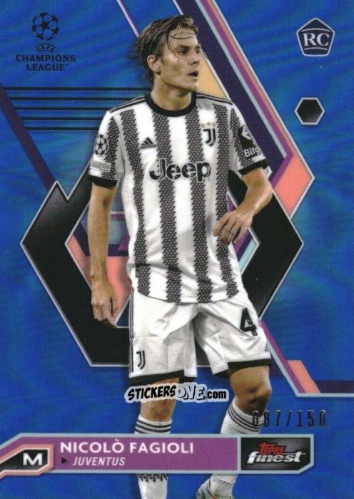Figurina Nicolo Fagioli - Finest UEFA Champions League & Europa League 2022-2023
 n. 84 - Topps