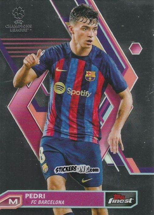 Sticker Pedri - Finest UEFA Champions League & Europa League 2022-2023
 n. 8 - Topps