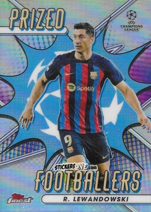 Sticker Robert Lewandowski - Finest UEFA Champions League & Europa League 2022-2023
 n. PF-7 - Topps
