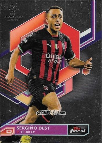 Cromo Sergino Dest - Finest UEFA Champions League & Europa League 2022-2023
 n. 2 - Topps