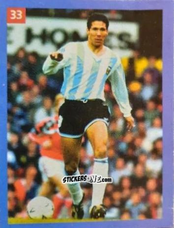 Sticker Diego Simeone - Las Estrellas del Mundo 1994
 n. 33 - EL MUNDO DEPORTIVO