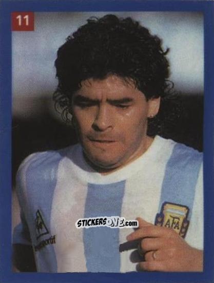 Cromo Diego Maradona - Las Estrellas del Mundo 1994
 n. 11 - EL MUNDO DEPORTIVO