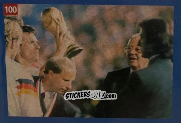 Sticker Italia 90, Alemania - Matthaus 1990 - Las Estrellas del Mundo 1994
 n. 100 - EL MUNDO DEPORTIVO