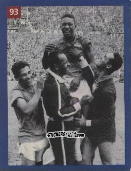 Sticker Joven Pelé Campeón 1958 y 1962 - Las Estrellas del Mundo 1994
 n. 93 - EL MUNDO DEPORTIVO