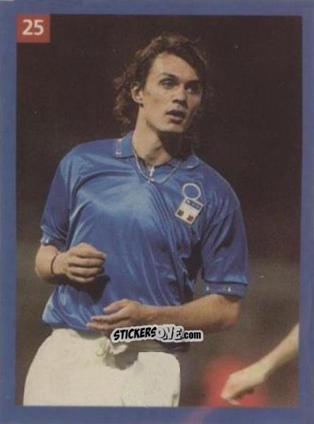 Sticker Paolo Maldini - Las Estrellas del Mundo 1994
 n. 25 - EL MUNDO DEPORTIVO