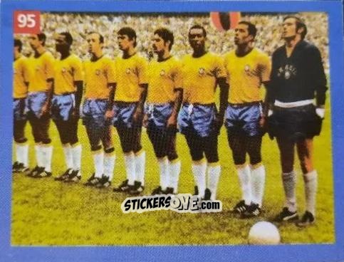 Figurina Selección De Brasil, 1970 - Las Estrellas del Mundo 1994
 n. 95 - EL MUNDO DEPORTIVO