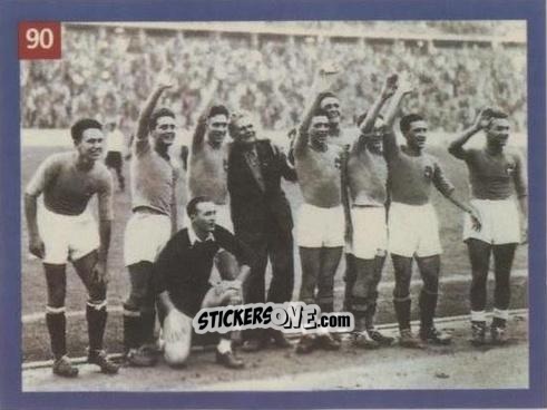 Cromo Selección e Italia 1934 y 1938 - Las Estrellas del Mundo 1994
 n. 90 - EL MUNDO DEPORTIVO