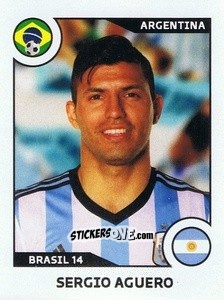 Figurina Agüero - World Cup Story 1998-2022 n. 216 - BOYCOL