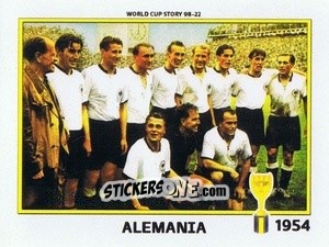 Cromo Alemania 1954 - World Cup Story 1998-2022 n. 48 - BOYCOL