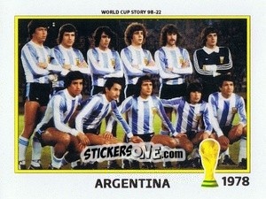 Cromo Argentina 1978 - World Cup Story 1998-2022 n. 60 - BOYCOL
