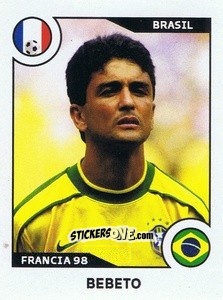 Figurina Bebeto - World Cup Story 1998-2022 n. 105 - BOYCOL