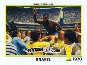 Figurina Brasil 1970 - World Cup Story 1998-2022 n. 56 - BOYCOL