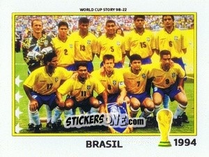 Figurina Brasil 1994 - World Cup Story 1998-2022 n. 68 - BOYCOL