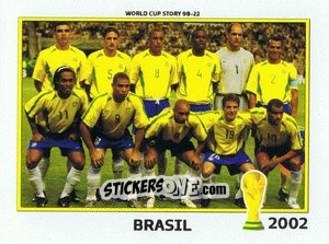 Figurina Brasil 2002 - World Cup Story 1998-2022 n. 72 - BOYCOL