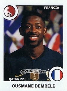 Figurina Dembele - World Cup Story 1998-2022 n. 291 - BOYCOL