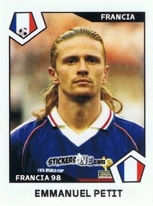 Cromo Emmanuel Petit - World Cup Story 1998-2022 n. 91 - BOYCOL