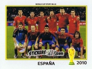 Cromo España 2010 - World Cup Story 1998-2022 n. 76 - BOYCOL