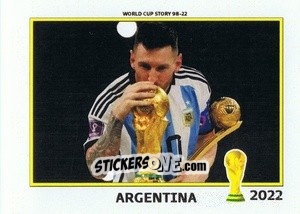 Cromo Messi 2022 - World Cup Story 1998-2022 n. 82 - BOYCOL