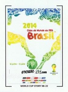 Figurina Mundial 2014 - World Cup Story 1998-2022 n. 77 - BOYCOL
