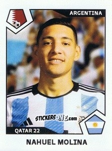 Figurina Nahuel Molina - World Cup Story 1998-2022 n. 264 - BOYCOL