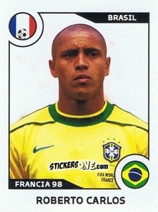 Figurina Roberto Carlos - World Cup Story 1998-2022 n. 102 - BOYCOL