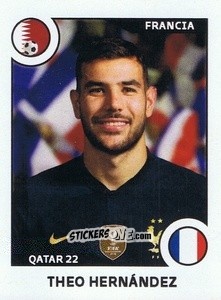 Figurina Theo hernandez - World Cup Story 1998-2022 n. 281 - BOYCOL