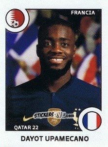 Figurina Upamecano - World Cup Story 1998-2022 n. 283 - BOYCOL