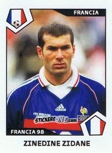 Figurina Zidane - World Cup Story 1998-2022 n. 97 - BOYCOL